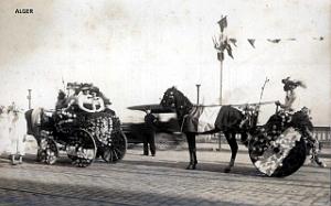 ALGER - BATAILLE DE FLEURS6- 1909
